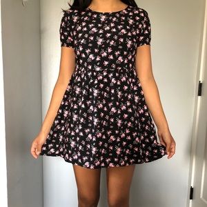 H&M floral mini dress